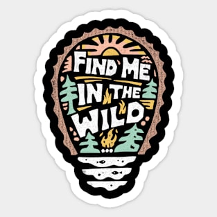 Find Me Sticker